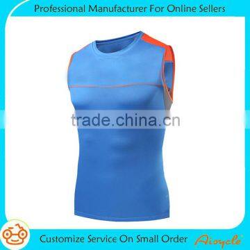 Wholesale custom singlet plain hot sale vest gym wear tank top for men