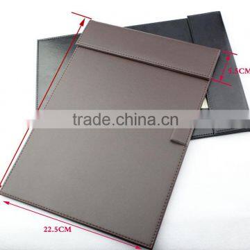 A4 Leather Clipboard /a4 pu Leather Folding Magnetic Clipboard photo-2