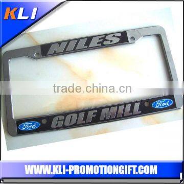 Plastic license frame