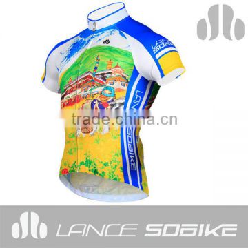 Lance Sobike 2013 Summer Sublimation short Sleeve Cycling gear jersey