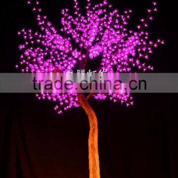 Led sakura light tree purple