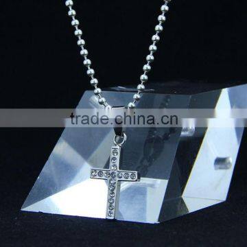 18K Gold Color Jesus Pendant Cross Necklace photo-6