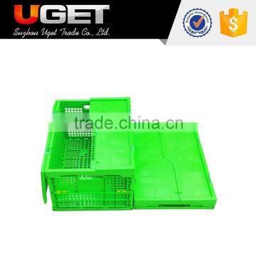 Manufacturer Customized durable fruit plastic foldable crate