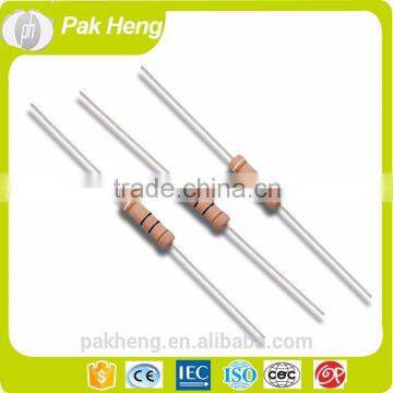 250 ohm Axial Lead Metal Film Fuse Resistor Color Band with 5 Resistance Tolerance