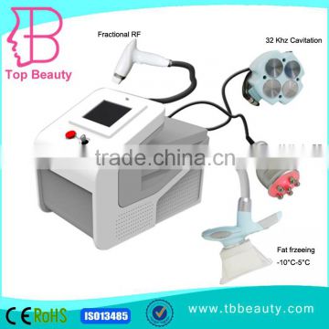 2015 salon massage equipment body cellulite removal machine freezing fat cell vacuum treatment with fractional microneedle rf