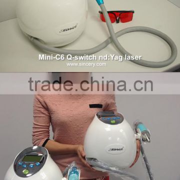 1064 nm / 532nm professtional varicose veins q-switched nd yag laser machine