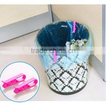 Creative trash can clip bag clamp antiskid plastic garbage clip