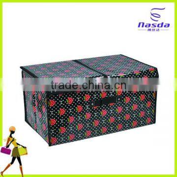 non woven fabric drawer store foldable box with lids