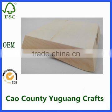 Small Unfinished Wood Trays Mini Wooden Serving Trays With Handles photo-5