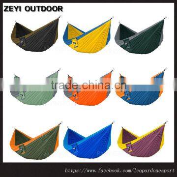 Travel Camping Outdoor Nylon Fabric Hammock Swing Very Large Chair Colorful