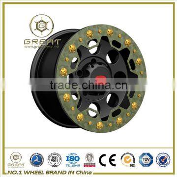 165.1PCD black alloy-wheels