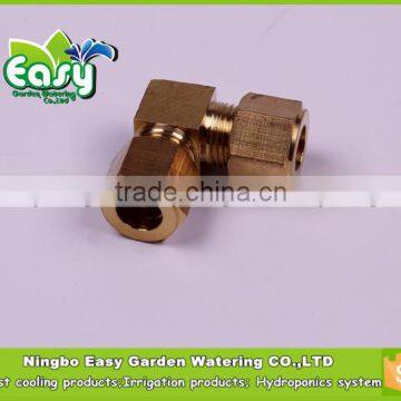 6mm Brass OD Elbow connector for mist cooling system.