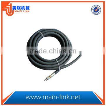 High Pressure Smooth Rubber Hose with Quick Connect Fittings