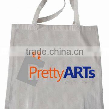 plain white cotton tote bag shopping bag