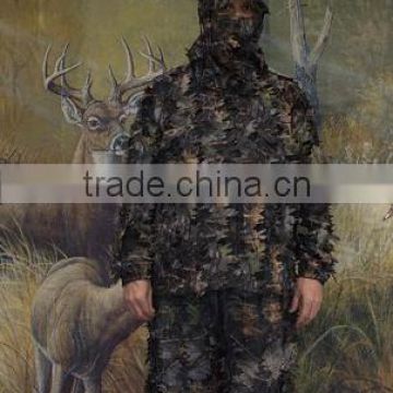 3D Leafy Camo Ghillie Suit for Hunting Camping Hiking