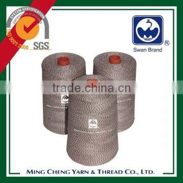100% polyester spun yarn 20s 6 ply for 10 kg cone