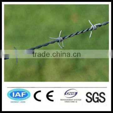 wholesale China CE&ISO certificated barbed iron wire(pro manufacturer)