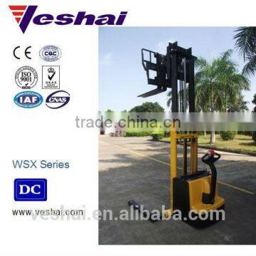 1ton 2.5meter fork reach stacker VH- WSX with straddle legs for factory