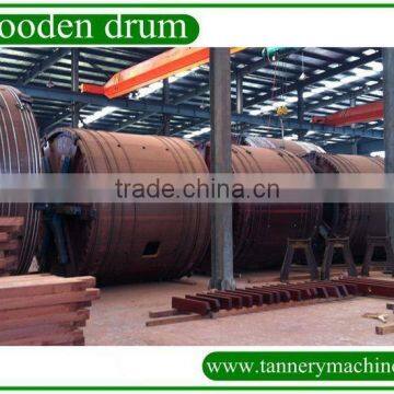 D4.2x4.2/4x4/3.5x3.5 Tanning Wooden Drum for Cow Cattle Buffalo Leather Wooden Drum photo-3