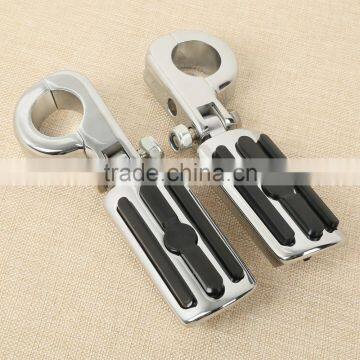 32mm 1 1/4" Engine Guard Foot Peg Kit For Softail Dyna Fatboy Sportster photo-3