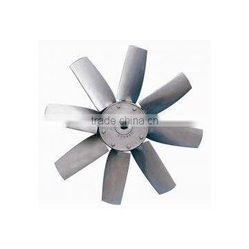 Tunnel axial fan impeller