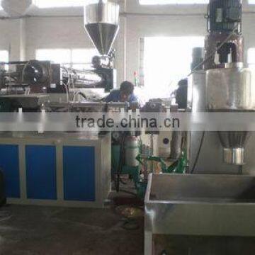 PP/PE films force feeder granulating machine