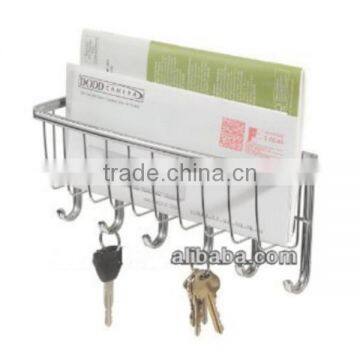 Customized Wall Mount Mail Key Letter Holder Hook Rack