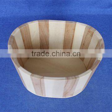 Unfinished wooden pail pail pack washing pail wooden pail with New design