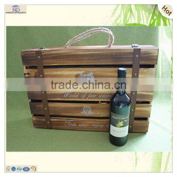 Custom Pine Fruit Vegetables Wine Beer Wooden Box photo-6