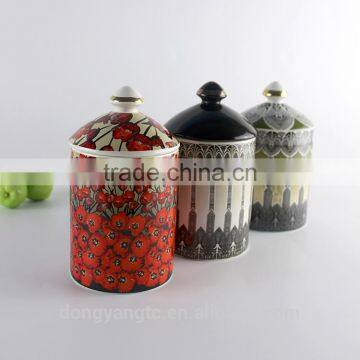 China Supplier New Premium Custom Christmas Wholesale Ceramic Unique Candle Jars Holder Cup photo-3