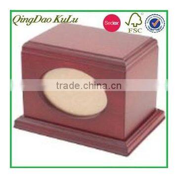 top quality solid wood pet cinerary casket