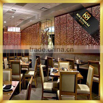 Hot Sale Restaurant Stainless Steel Decorative Room Divider Screen