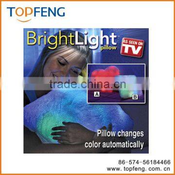 Bright Light Pillow/light pillow/colorful shining led light pillow/bright color pillows