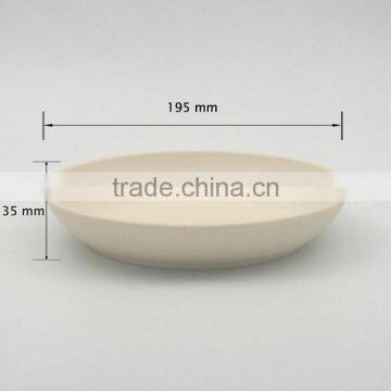 Wholesale Ecofriendly Bio Bamboo Fibre Plate Dishes photo-4