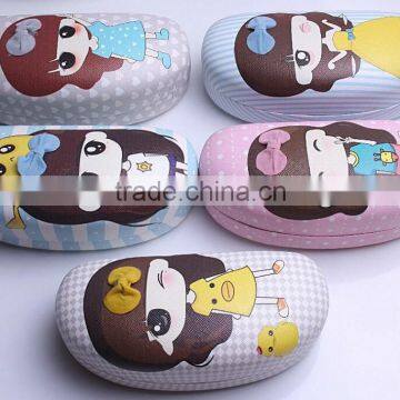 Supply Fashion Cute Girl Pattern Glasses Case photo-3