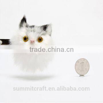 3D Plush Cat Animal Fridge Magnet ,resin Half Cat Fridge Magnet photo-3