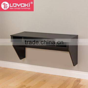 Floating Desk Storage Modern Wall Computer Desk Floating Hanging Shelving Space Saver Wall Mounted Desk photo-4