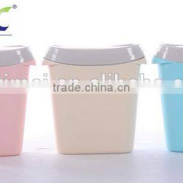 Emc Plastic Mini Trash Can, Mini Trash Can With Cover photo-2