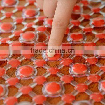 China Cheapest Leaf Texture Hot Sale Pvc Free Foam Bath Mat