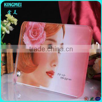 Fashion acrylic screw photo frame & crystal plexiglass photo picture frame small acrylic frame