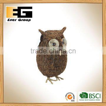Natural Rattan Woven Bird Shape for Garden Decoration photo-2