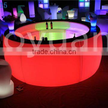 Translucent Solid Surface Luminous Led Bar Table Design photo-4