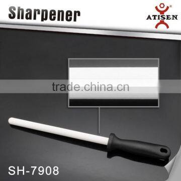 Ceramic Sharpening Stick Rod 8" Ceramic Kitchen Knives Sharpener ABS Handle photo-2
