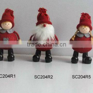 Christmas fabric person standing decoration