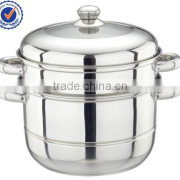 24cm Durablen 2 layers stainless steel food steamer pot for sale