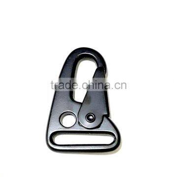 1-1/4" HK Hook, Zinc Alloy Metal Hook, HK Snap Hooks Gun Sling Hook, Snap Hook in Dull Black photo-2