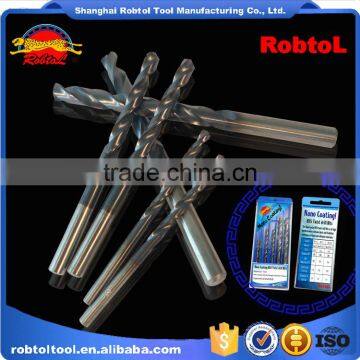 6pcs Nano Nitrogen Aluminum Titanium Coating Straight Shank Hss Twist Drill Bits Cobalt Fully Ground Bright Finish Drilling photo-5