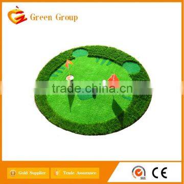 Long grass and short grass portable putting mats