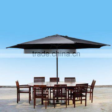 New Sunshade Black 13' FT Feet Outdoor Patio Umbrella Deck Gazebo