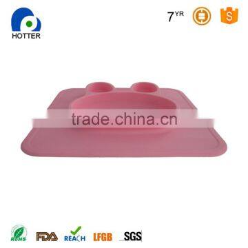 2017 AMAZON Wholesale BPA Free Baby Placemat Heater Plate